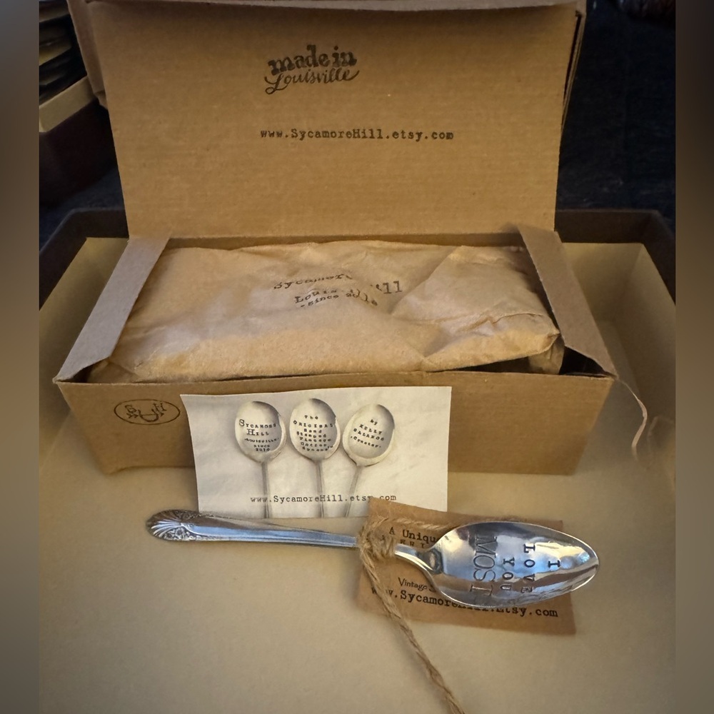 Silver Spoon - Engraved Home Accent